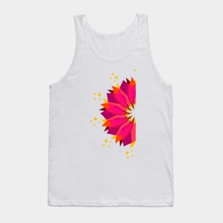 Abstract Flowers Tank Top